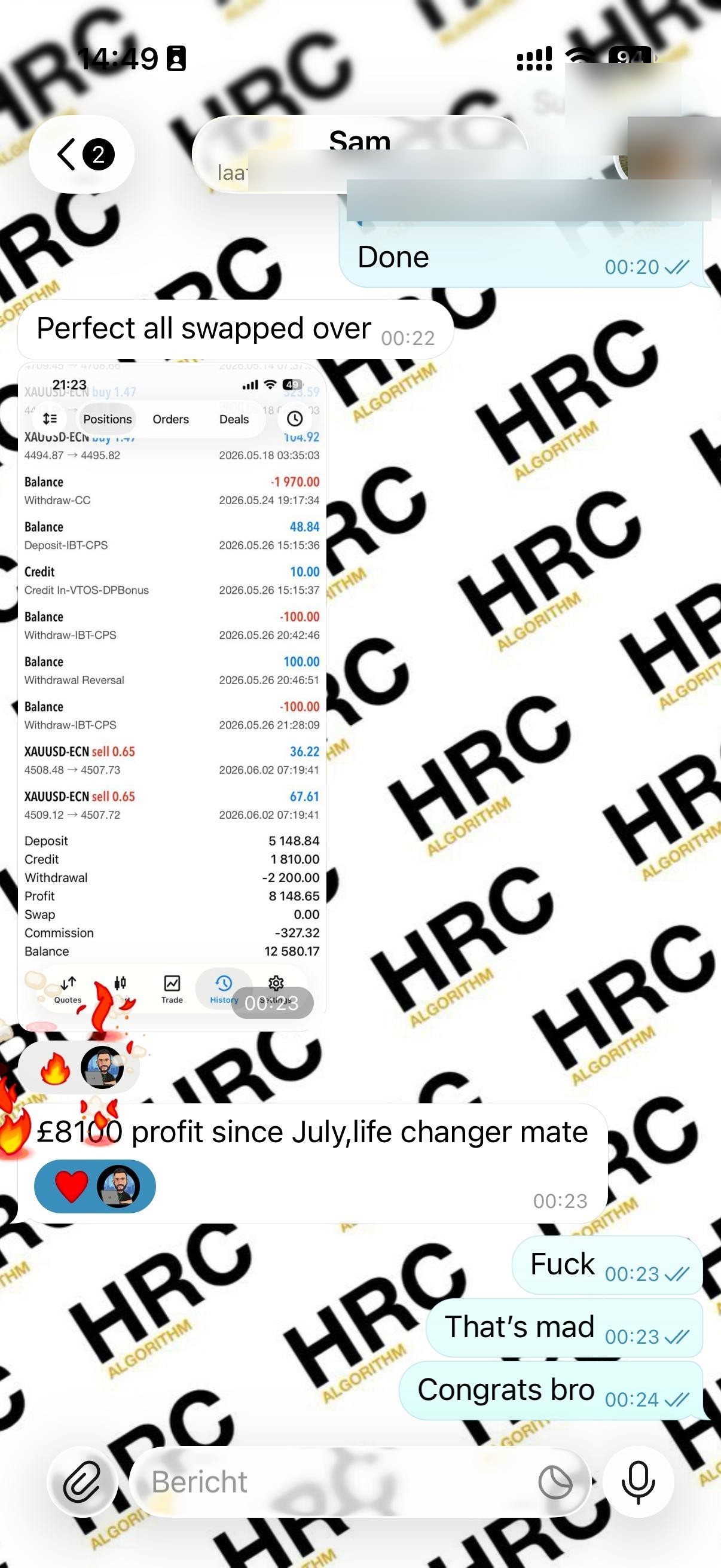 Sam Telegram screenshot